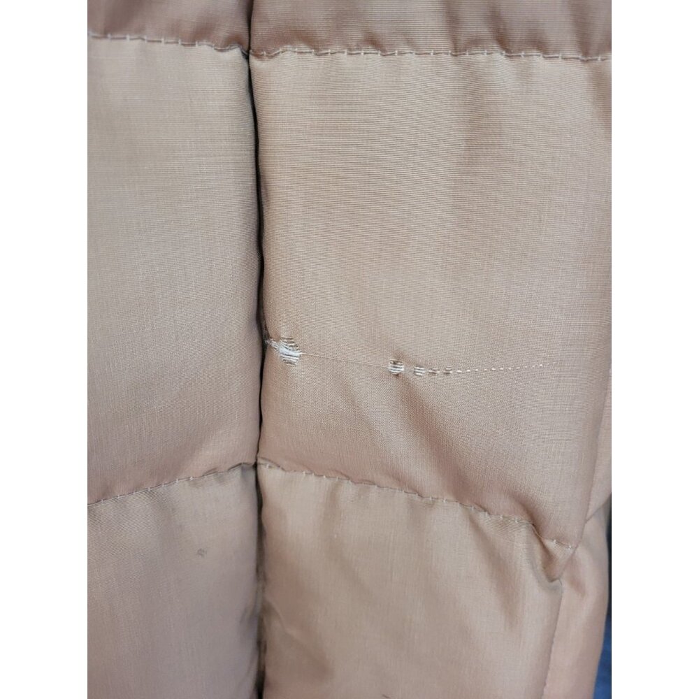 True Vintage Comfy Goose Down Jacket Coat Men XL “Fur” Collar Puffer USA 70s 60s - Picture 13 of 16